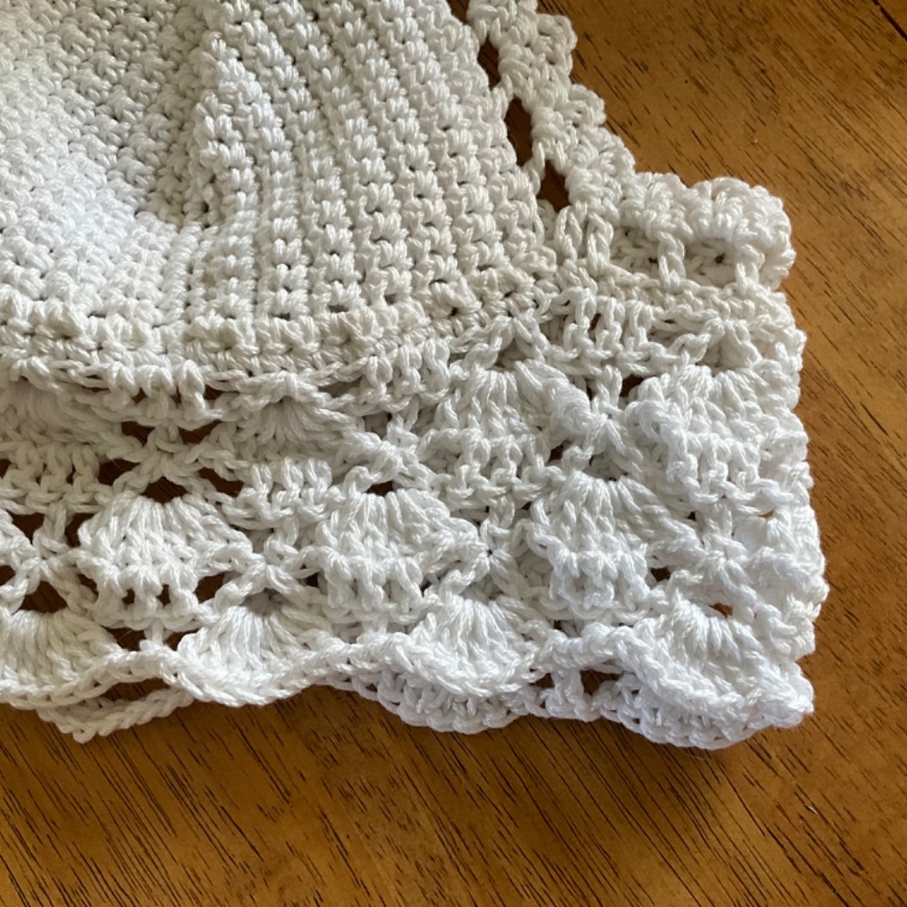 Handmade Halter Small Crochet Hippie Bralette Tank Top Off the shoulder - Picture 4 of 9